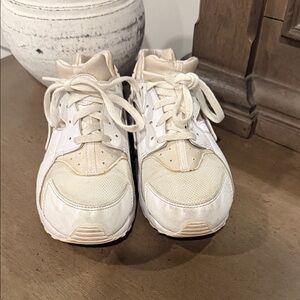 Nike Cream and White Sneakers